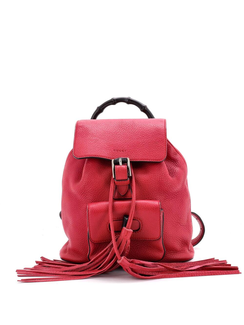 Gucci Bamboo Tassel Backpack Leather #377317G95B